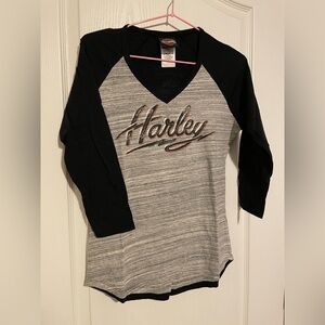 Harley Davidson - 3/4 Length Sleeve Top
